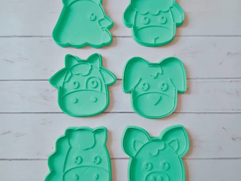 ANIMALES DE GRANJA CORTANTE DE GALLETAS
