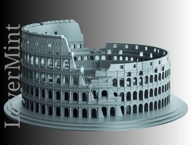 Colosseum 3D Model – Ancient Rome Architecture STL File