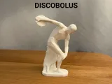 Low Poly Discobolus Statue-0
