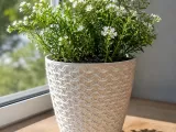 9 different texture flower pots-9