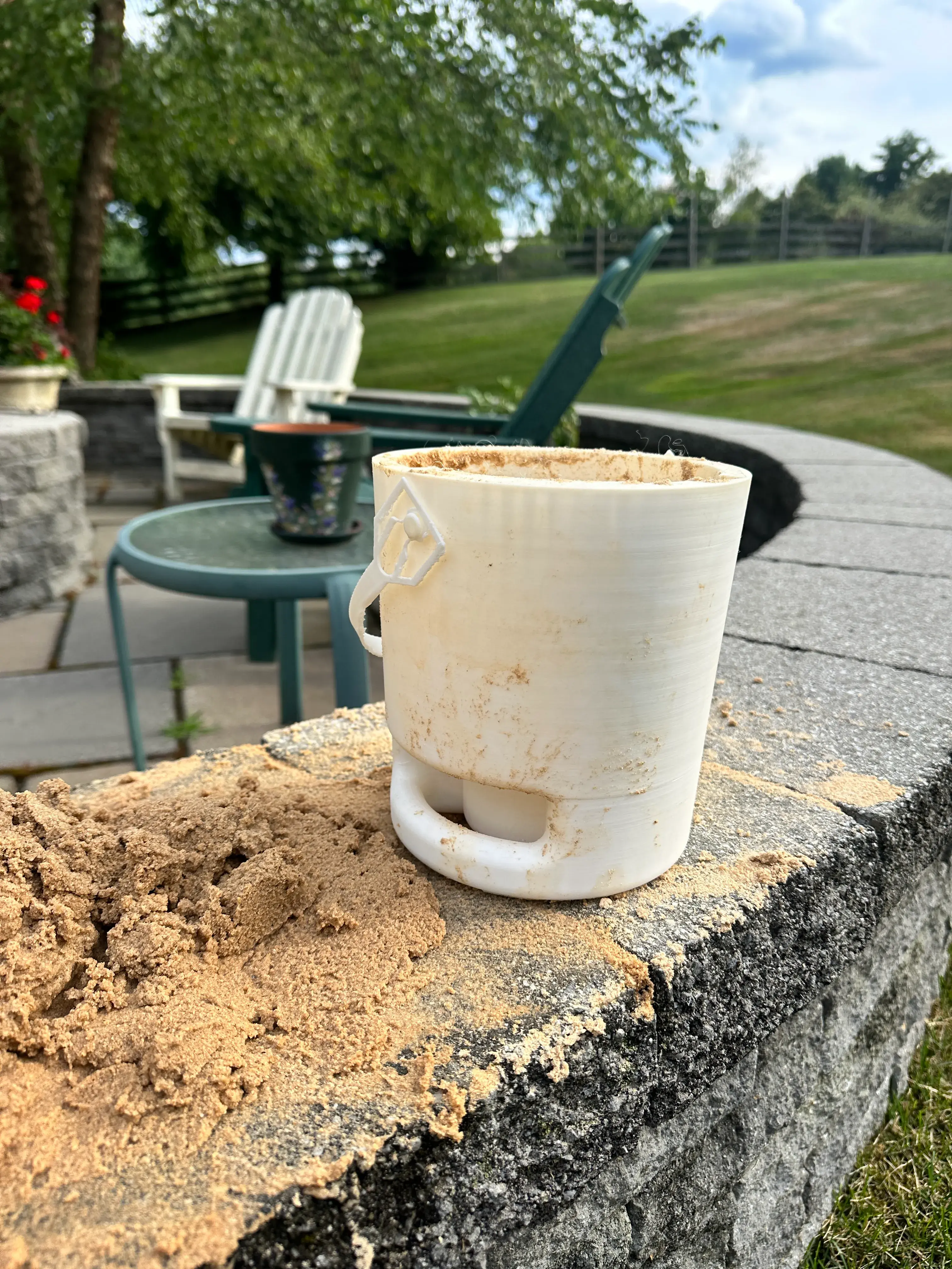 Perfect sand castle bucket