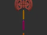Hulk Battle Axe 3D Printable Weapon Prop 3D print model-5