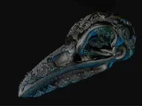 Ornamental Deluxe Bird Skull-1