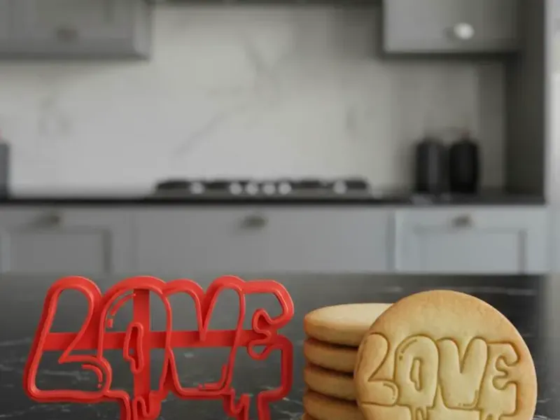 Love Melting Cookie Cutter