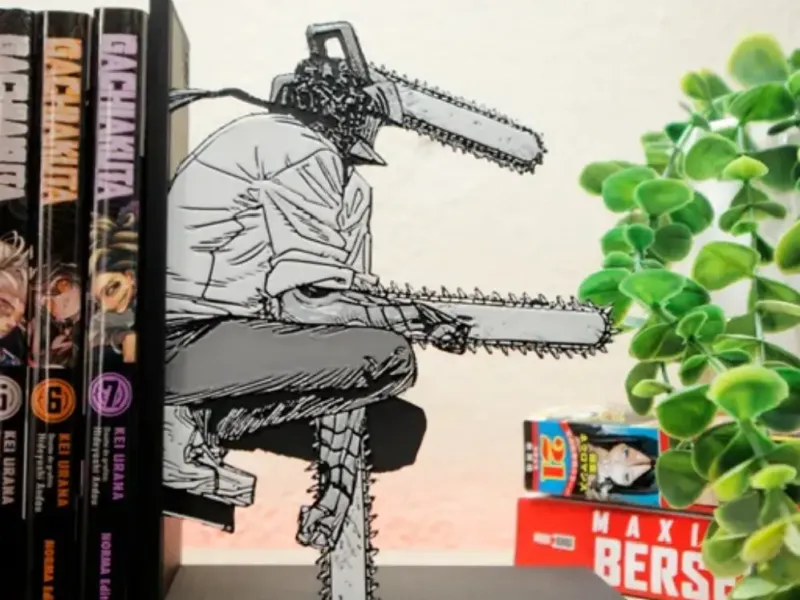sujeta libros chainsaw man 