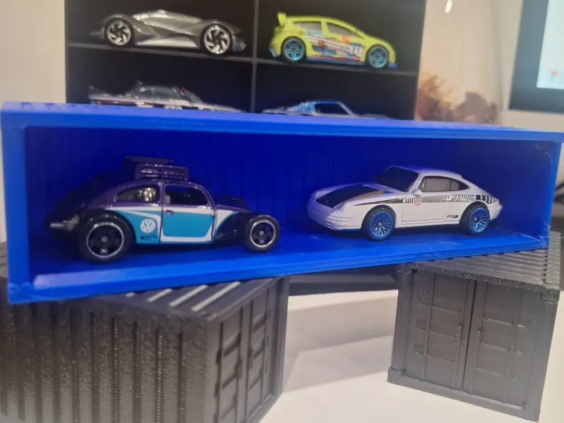 Contenedor de envío largo HotWheels 1/64