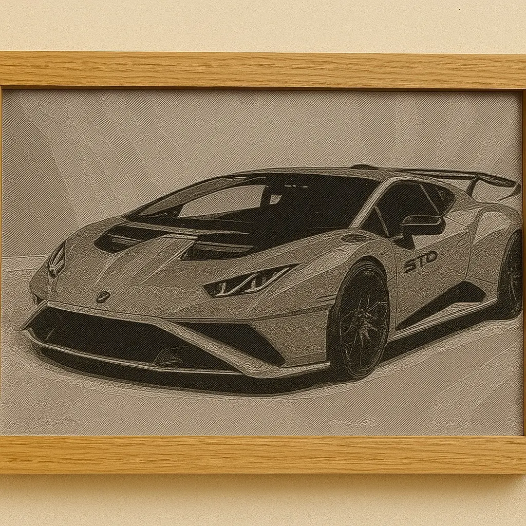 Lamborghini STO 3D-Art Picture