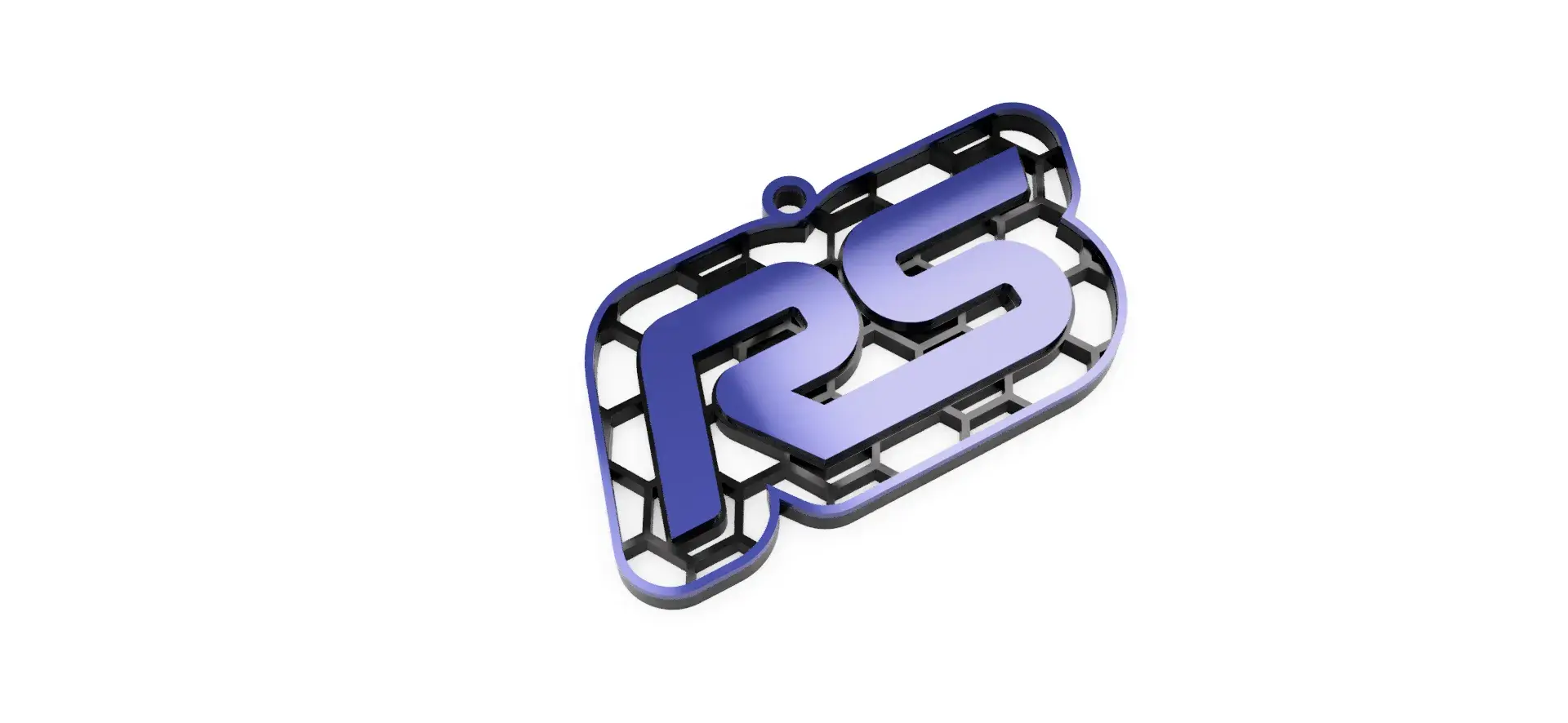 Ford RS logo keychain