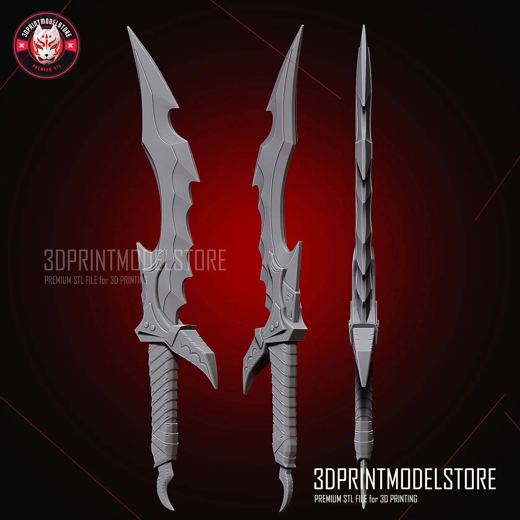 Solo Leveling - Knight Killer Dagger Knife Cosplay Weapon