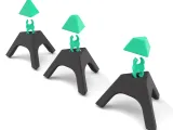 Painter's pyramid with various removable tips.-1