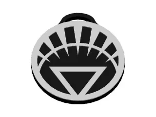 Llavero del Logo de Los Linternas Blancas