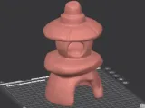 Clay Stone Lantern Decor for Pet Tank-1