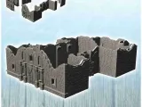 Ruined church at the Alamo Fort (28) - miniatures ACW scener-0