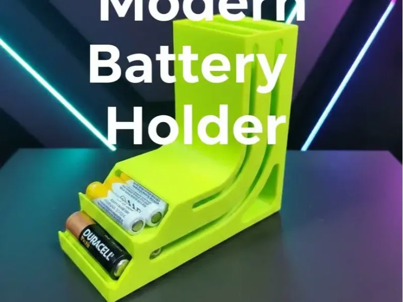 Modern Battery Holder