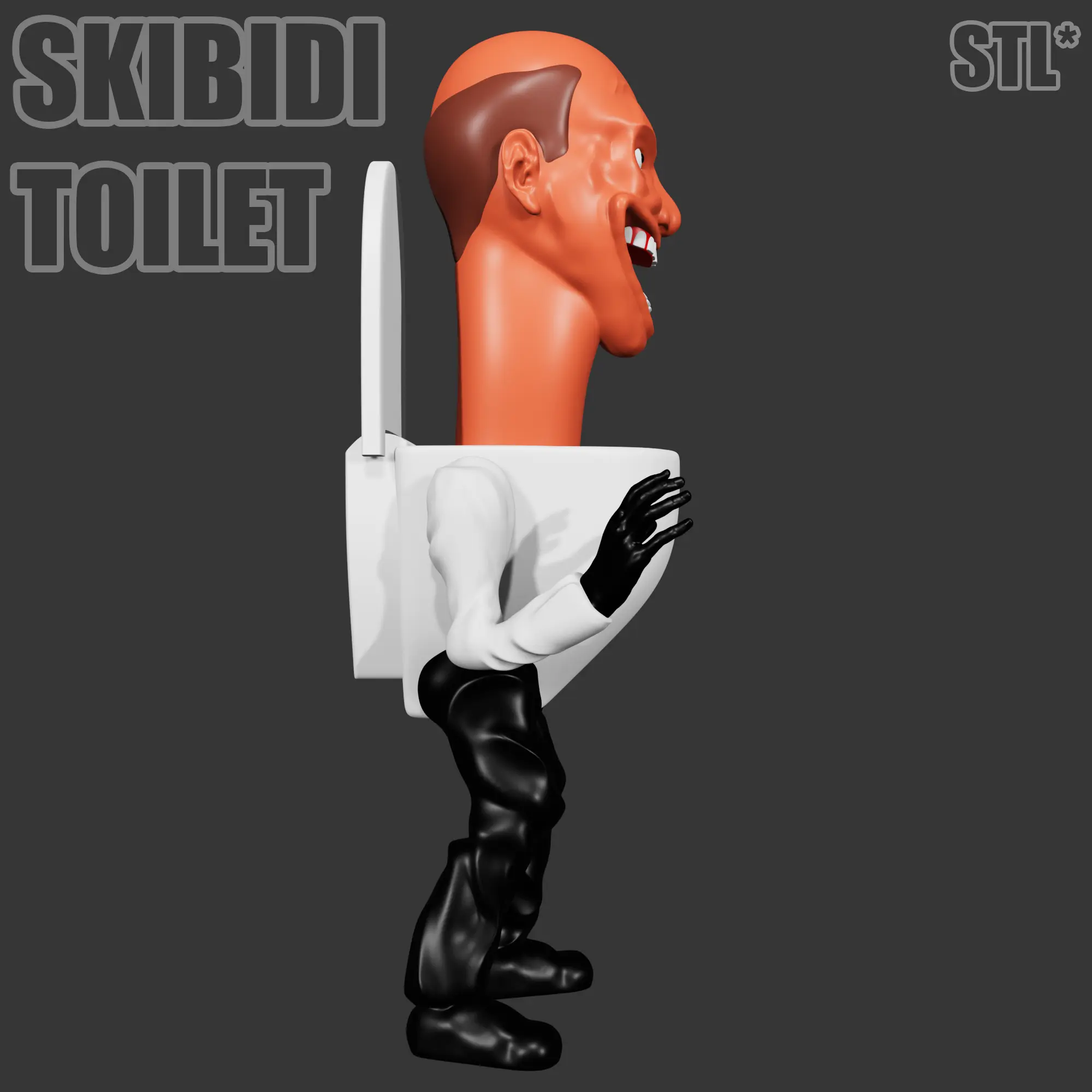 SKIBIDI TOILET - TOILET MAN | 3D FAN ART