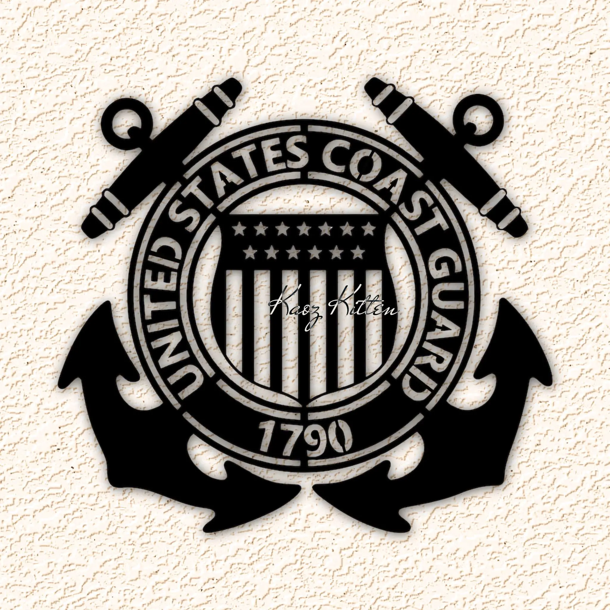 coast guard 2 wall art home decor