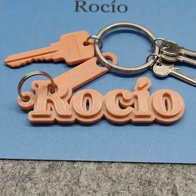 llavero nombre rocío 