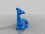 Recumbent Giraffe-0