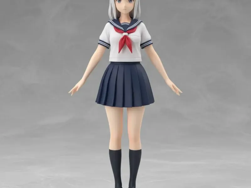 Sora Academy – Anime School Girl Figurine
