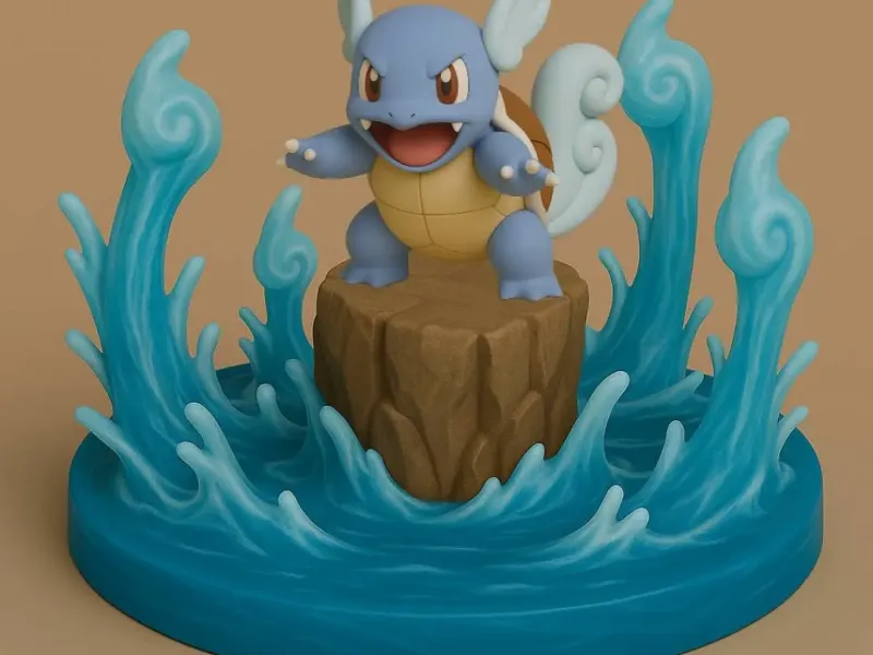 Pokemon battle style - Wartortle #008