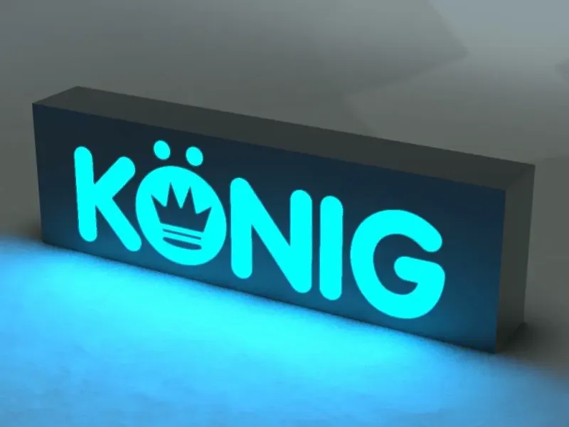 KONIG Logo Lamp Graphic Illuminator