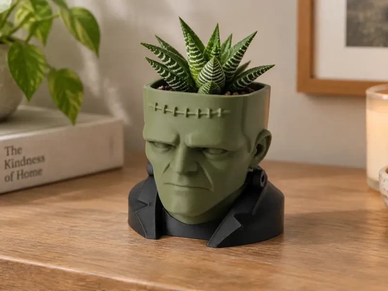 Frankenstein Saksı - Benzersiz Canavar Bitki Saksısı