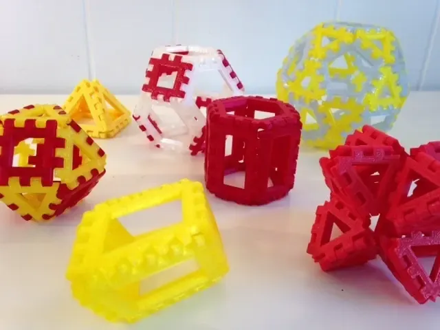 Polyhedra - Hinged Nets and Snap Tiles