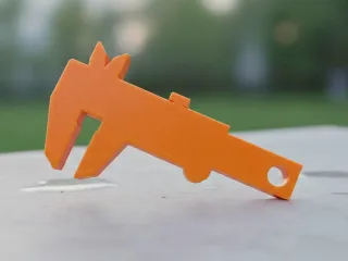 Calipers keychain