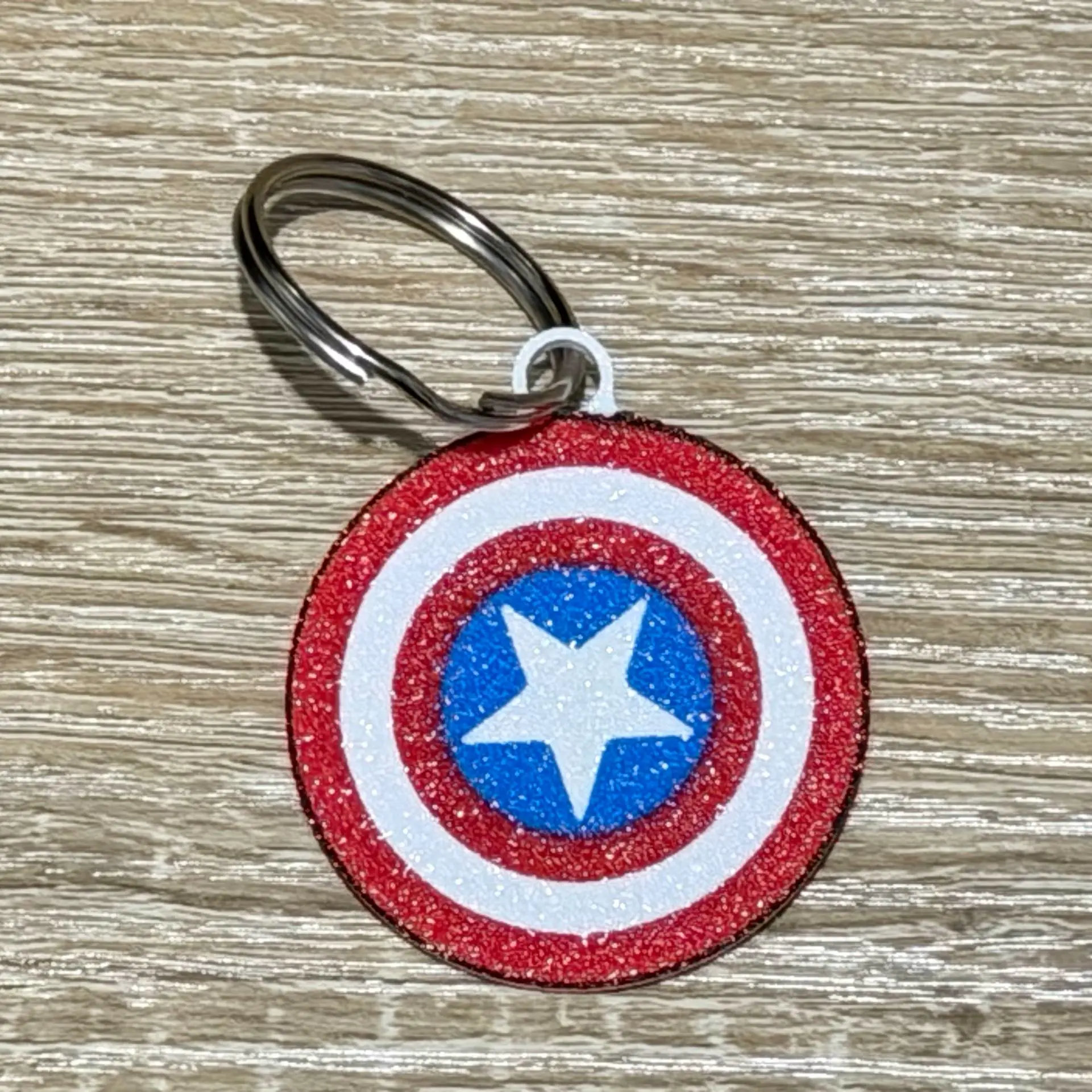 3D Printer Files | 3MF File | Captain america key ring | Creality Cloud