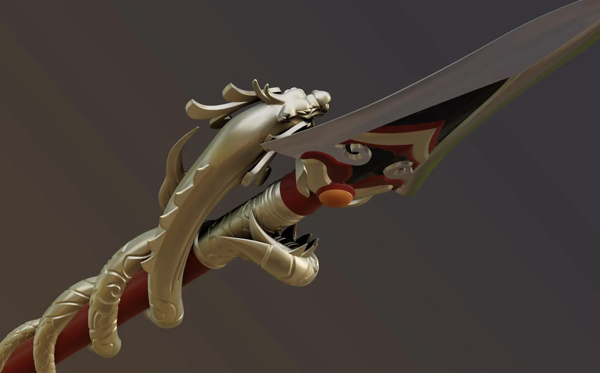 Genshin Impact cosplay Dragons Bane Spear