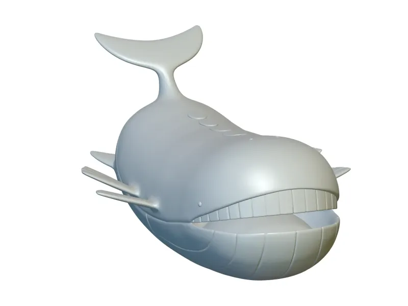 Pokemon Wailord #321 - Pronto per la stampa 3D!