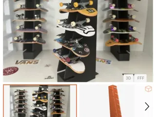 Tech deck display stand