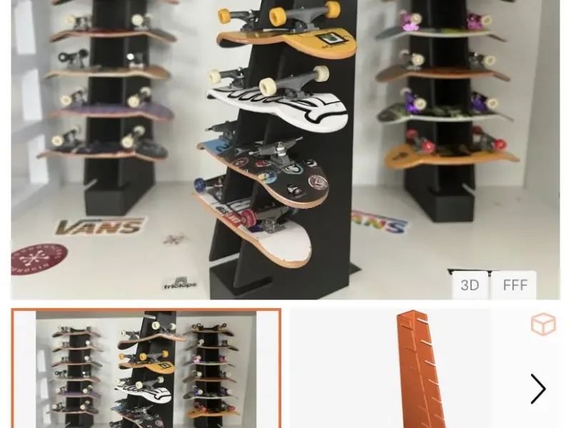 Tech-Deck-Display-Ständer