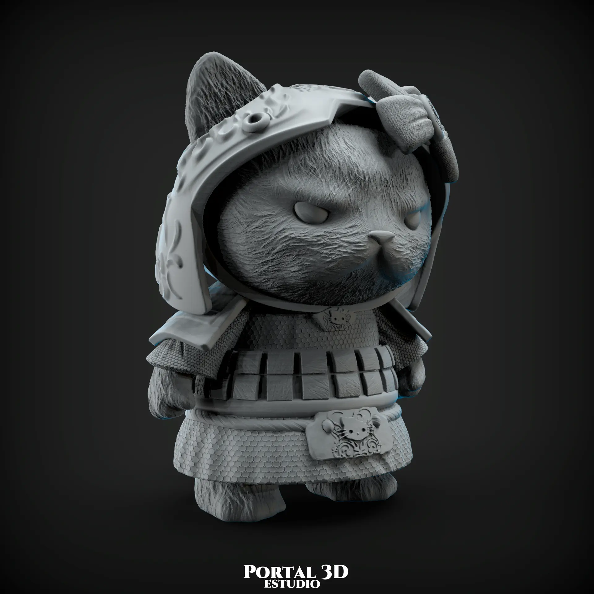 SAMURAI WARRIOR KITTEN