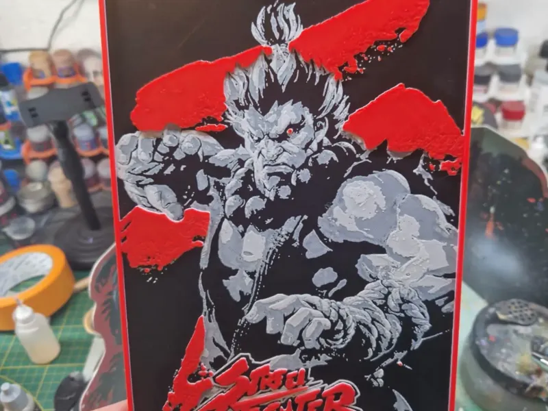 Street Fighter Hueforge - Akuma