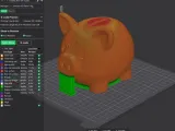 Minimalist Cute Piggy Bank | Easy print, minimal support-7