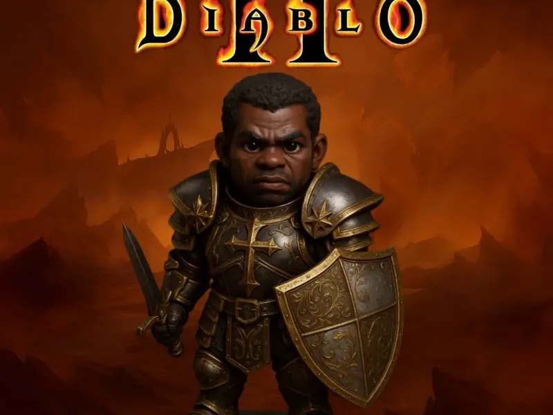 Paladin Diablo 2 Lord of Destruction Chibi