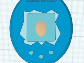 Paintable Easter Inspired Tamagotchi