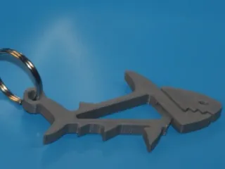 Shark Keychain 