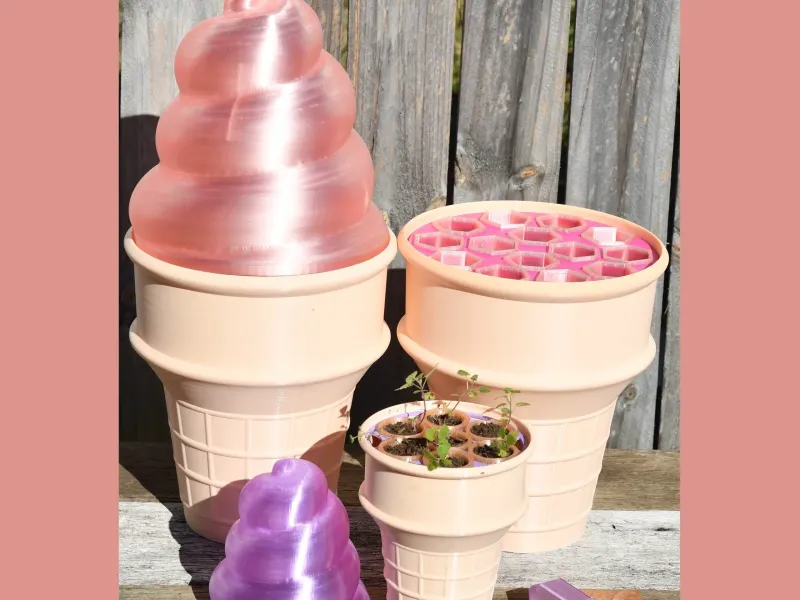 Kit de Inicio de Semillas para Invernadero de Helado