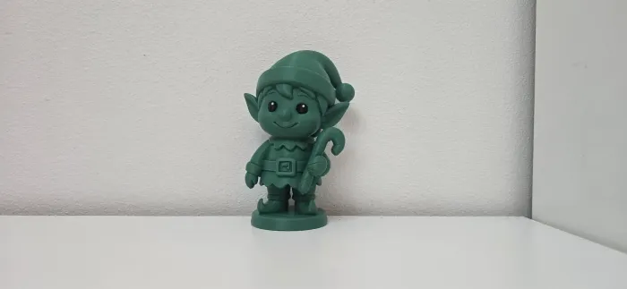 3D Printer Files | 3MF File | Smiling Elf with Candy Cane Christmas ...