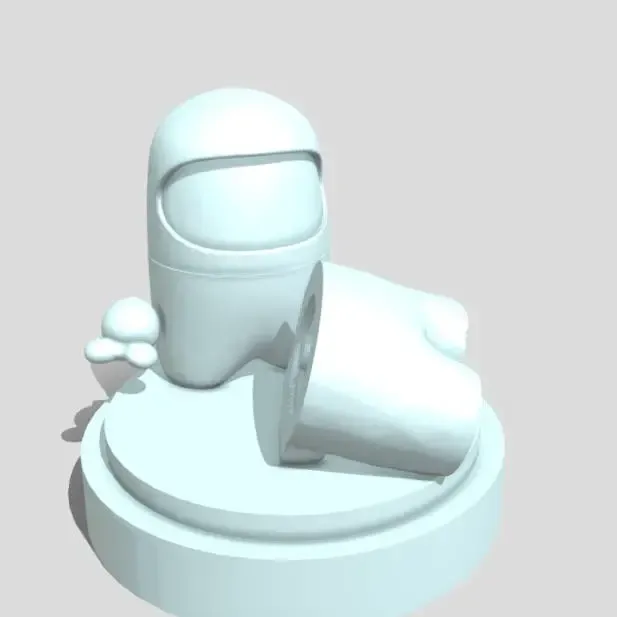 Among us kill statue