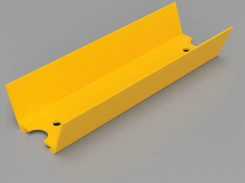 Car track 150mm long, high side walls, Hot Wheels compatible