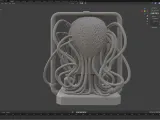 Cyberpunk Neural Head Bust STL-1