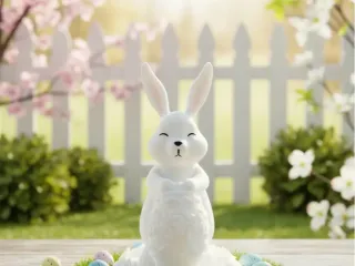 Hasenfigur mir Osterei