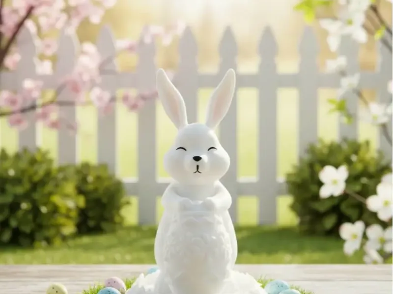 Hasenfigur mir Osterei