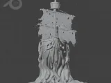 Ancient Rootbound Pirate Ship STL-2