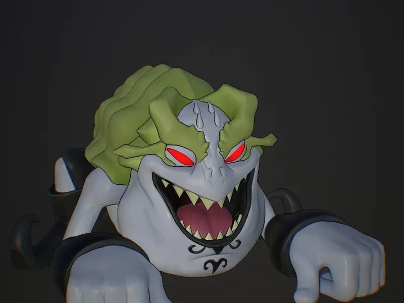 Sao Feng 3D Model - Jackie Chan Adventures Villain 