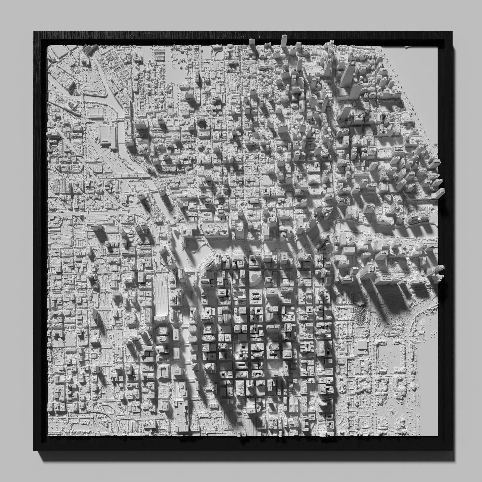 3D MODEL OF CHICAGO, ILLINOIS, USA