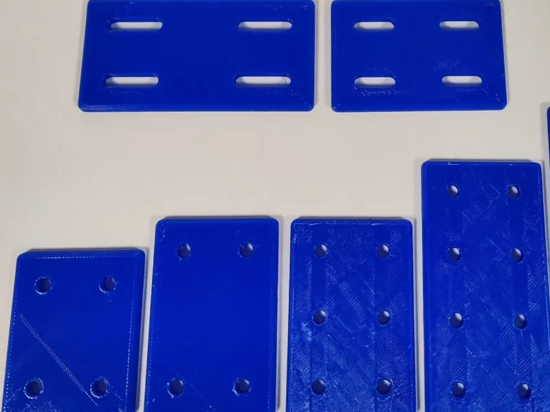 Hochbelastbare breite Reparaturplatten | 40x4mm (2-reihig)